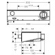 Змішувач для душової термостатичний HANSGROHE Ecostat Select хром латунь без душового набору 13171000