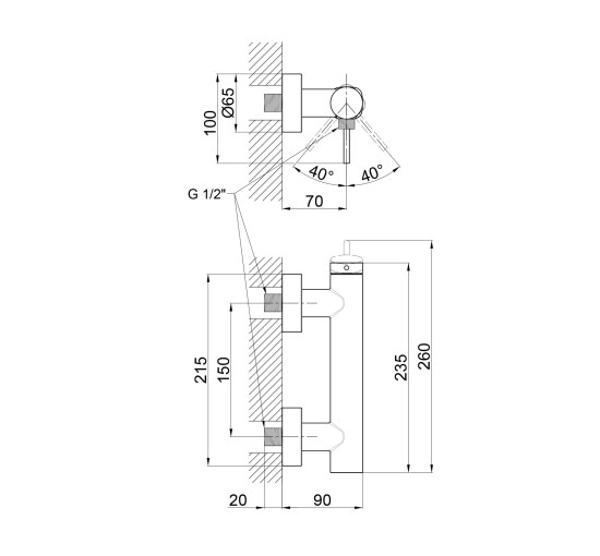 Смеситель для душа Qtap Robin 4060102B