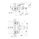 Смеситель для ванны Qtap Skalna 3026101DC