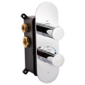 Смеситель термостатический скрытого монтажа для душа Qtap Votice 65t105ogc для терх потребителей
