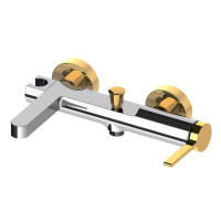 Смеситель для ванной однорычажный с коротким изливом VOLLE MORA хром латунь 1537.030122