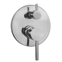 Смеситель скрытого монтажа с переключателем VOLLE CRUZE сатин латунь 160мм 1547.030202