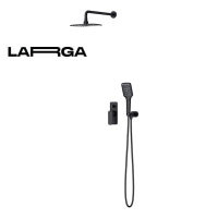 Комплект для ванны и душа скрытого монтажа сet b344 с соединителем, черный Cersanit