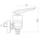 Смеситель для душа Cersanit Mayo (S951-038)