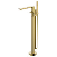 Смеситель для ванной напольный IMPRESE DEIRA золото латунь ZMK112009060