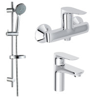 Набір змішувачів для умивальника і душу Imprese KIT 3в1 хром (kit21082)