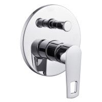 Змішувач для душу прихованого монтажу Volle BENITA хром (15172200)