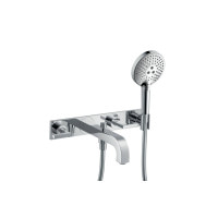 Змішувач Axor Citterio 222 Lever для ванни врізний зі стіни на 3 отвори хромований 39442000