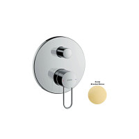 Змішувач Axor Uno, прихованого монтажу для ванни/душу з ручкою Loop, Brushed Brass 38426950