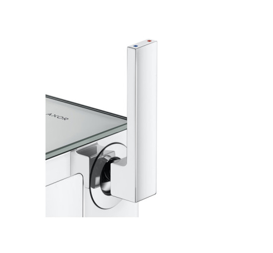 Смеситель Axor MyEdition для напольной ванны Chrome с накладкой Mirror Glass 47440000