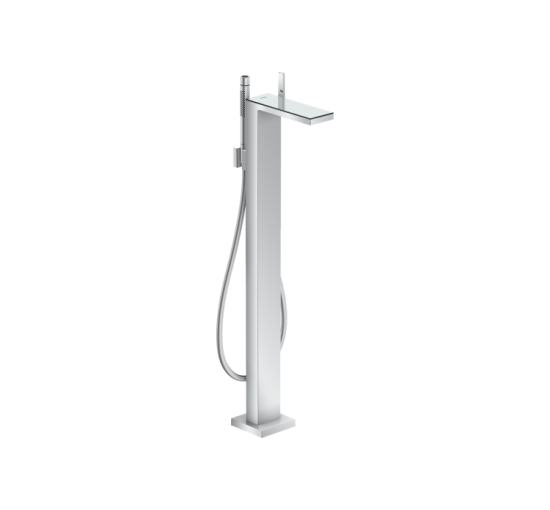 Смеситель Axor MyEdition для напольной ванны Chrome с накладкой Mirror Glass 47440000