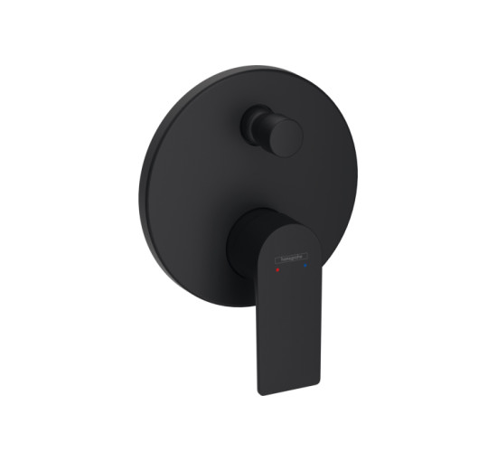Смеситель Hansgrohe Rebris E скрытого монтажа ванна/душ, верхняя часть. Matt Black (72468670)