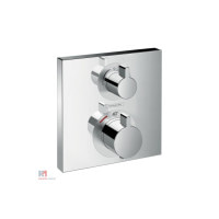 Термостат скрытого монтажа Hansgrohe Ecostat Square запорно-переключающий двухрежимный (15714000)