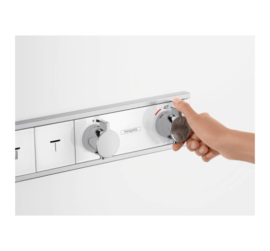 Термостат прихованого монтажу Hansgrohe RainSelect на 4 клавіші, Chrome (15357000)