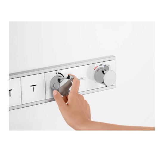 Термостат прихованого монтажу Hansgrohe RainSelect на 4 клавіші, Chrome (15357000)