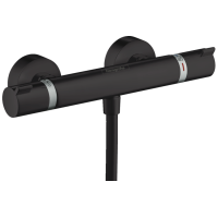 Змішувач Hansgrohe з термостатом для душу Ecostat Matt Black (13116670)
