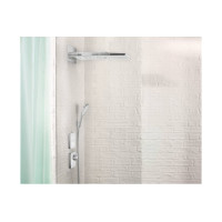 Переключатель Hansgrohe ShowerSelect Glass на 3 клавиши, цвет белый/хром (15736400)