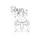 Змішувач Hansgrohe Talis E для душу Brushed Bronze (71760140)