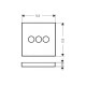 Переключатель Hansgrohe ShowerSelect на 3 клавиши Matt White (15764700)