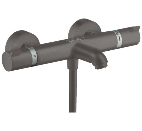 Змішувач Hansgrohe з термостатом для ванни Ecostat Comfort Brushed Black Chrome (13114340)