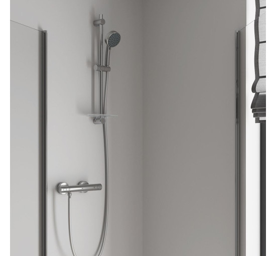 Змішувач для душу із термостатом GROHE Precision Get хром латунь без душового набору 34773000