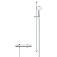 Смеситель для душа с термостатом GROHE Precision Flow хром латунь с душевым набором 34842000