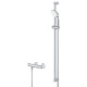 Змішувач для душу із термостатом GROHE Precision Flow хром латунь з душовим набором 34842000