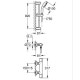 Змішувач для душу із термостатом GROHE Precision Flow хром латунь з душовим набором 34842000