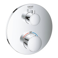 Наружная часть смесителя без скрытой части GROHE GROHTHERM хром латунь 158мм 24075000
