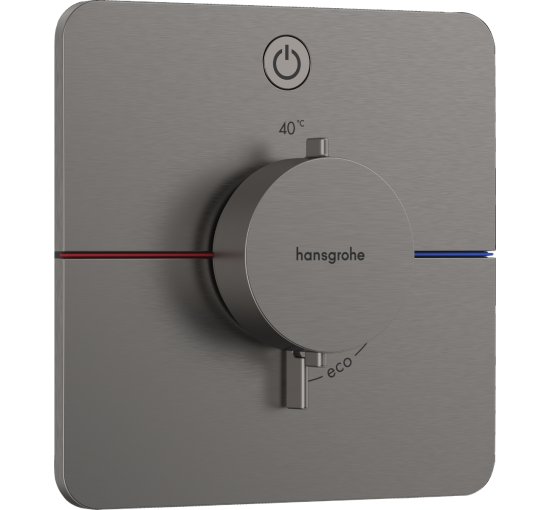 Термостат hansgrohe ShowerSelect Comfort Q для душа 15581340 черный матовый хром