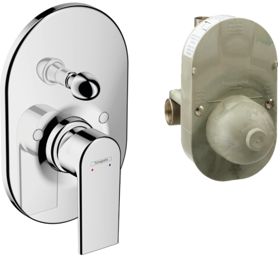 Змішувач hansgrohe Vernis Blend для душу 71472000 хром