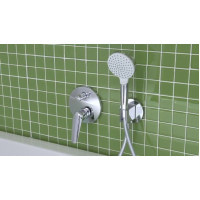 Смеситель скрытого монтажа HANSGROHE Novus хром латунь 150мм 71045000+01800180