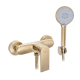 Смеситель для ванны и душа REA VERSO BRUSHED GOLD настенный