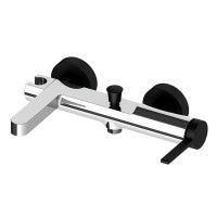 Смеситель для ванной однорычажный с коротким изливом VOLLE MORA хром латунь 1537.030125