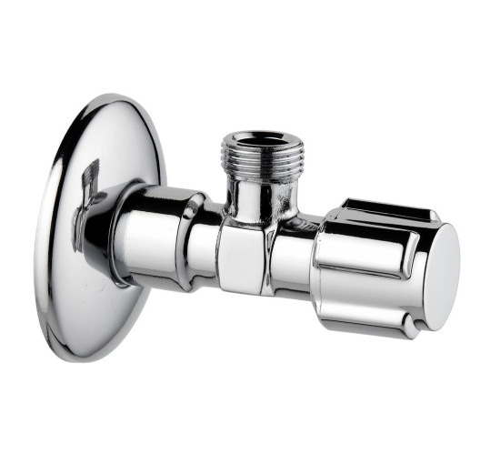 Кран для приладів кутовий 1/2"x1/2" IMPRESE зв-зв ручка AV01