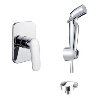 Гигиенический набор со смесителем скрытого монтажа Imprese PRAHA new (ET20220103)