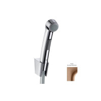 Гигиенический душ Hansgrohe со шлангом 1.2 м и держателем Brushed Red Gold (32129310)