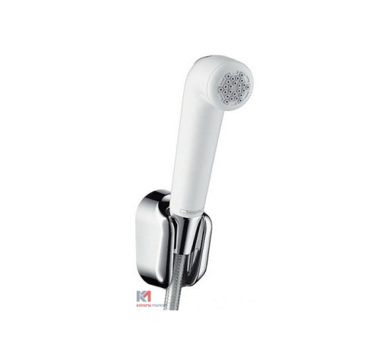 Гигиенический душ Hansgrohe со шлангом 1,25 и держателем белый (32127000)