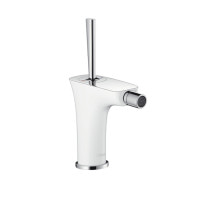 Смеситель Hansgrohe PuraVida для биде хромированный-белый (15270400)