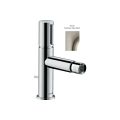 Змішувач для біде Axor Uno Select Stainless Steel Optic 45210800