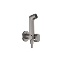Комплект гигиенического душа Hansgrohe S EcoSmart+ на смешанную воду Brushed Black Chrome (29232340)