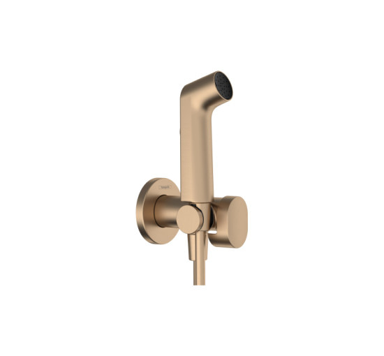 Комплект гігієнічного душу Hansgrohe S EcoSmart+ на змішану воду Brushed Bronze (29232140)