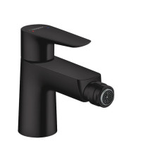 Смеситель Hansgrohe Talis E для биде Matt Black со сливным гарнитуром (71720670)