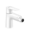 Смеситель Hansgrohe Talis E для биде Matt White со сливным гарнитуром (71720700)