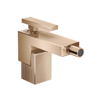 Смеситель для биде Axor Edge с push-open Diamond Cut / Polished Red Gold 46211300