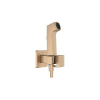 Комплект гигиенического душа Hansgrohe E EcoSmart+ на смешанную воду Brushed Bronze (29233140)