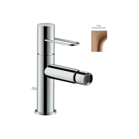 Змішувач для біде Axor Uno з ручкою Loop, колір Brushed Red Gold 38211310