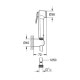 Смеситель скрытого монтажа для гигиенического душа GROHE QuickFix BauClassic хром латунь 105мм RU202616QF