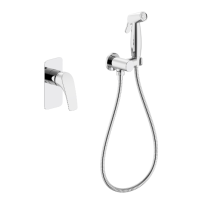 Набор смеситель скрытого монтажа с гигиеническим душем Volle ORLANDO хром (1525.160101)