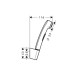 Гигиенический ручной душ Hansgrohe Brushed Bronze (96907140)
